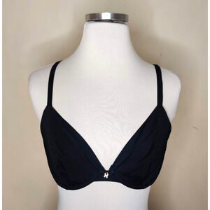 Savage X Fenty by Rihanna Unlined Bra 34D Black Plunge NWT